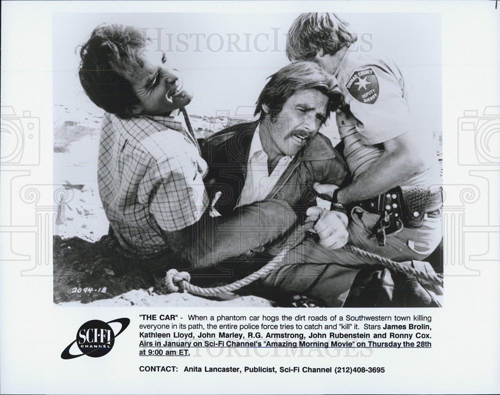 1977 Press Photo &quot;The Car&quot;James Brolin,Ronny Cox - Historic Images