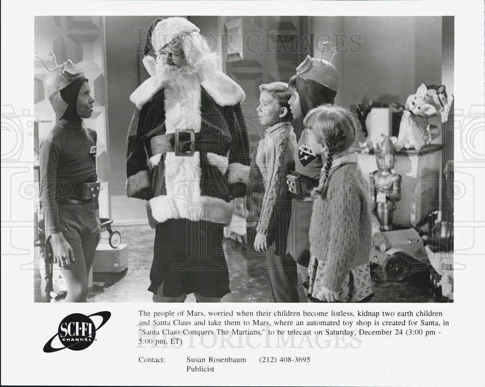 1964 Press Photo &quot;Santa Claus Conquers the Martians&quot; - Historic Images