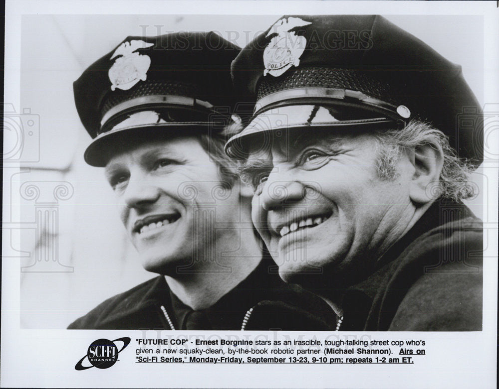 Press Photo  Ernest Borgnine/Michael Shannon/Actor/Future Cop - Historic Images