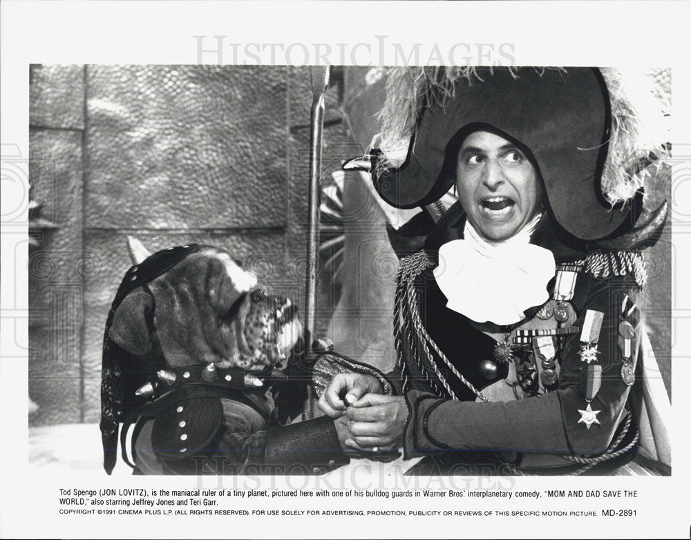 1991 Press Photo COPY Jon Lovitz As Tod In &quot;Mom And Dad Save The World&quot; - Historic Images