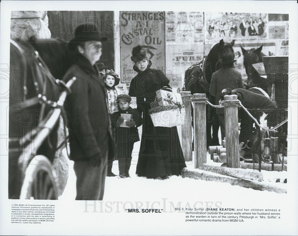 1984 Press Photo Diane Keaton in &quot;Mrs. Soffel&quot; - Historic Images