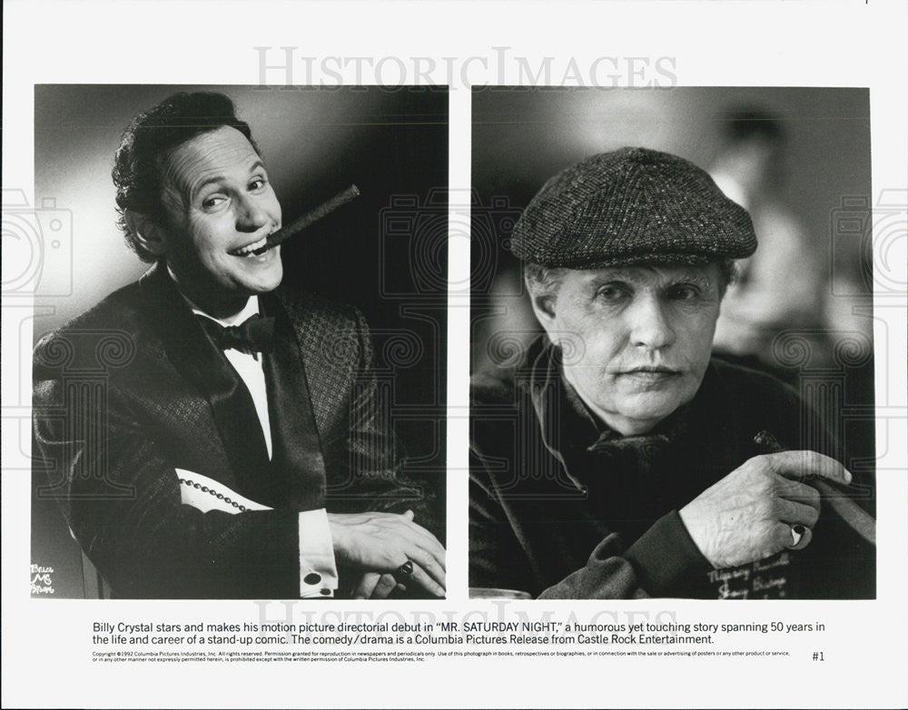 1992 Press Photo Billy Crystal MR SATURDAY NIGHT - Historic Images