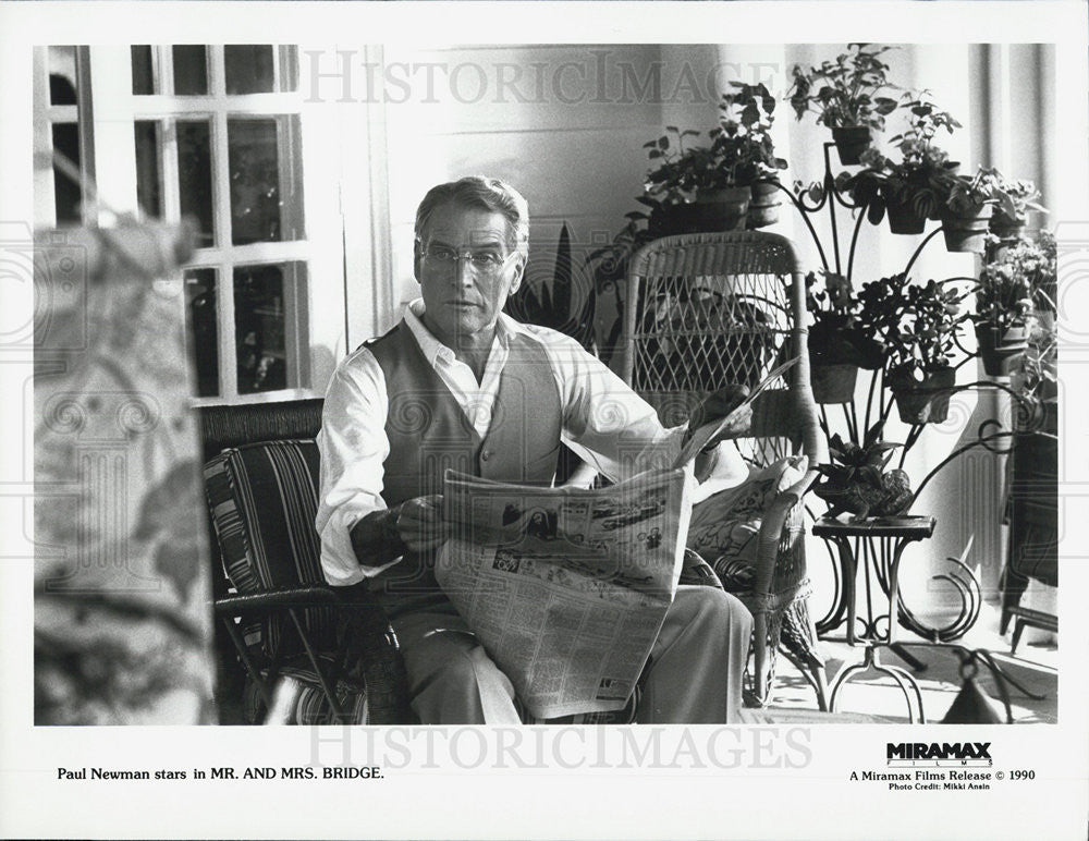 1990 Press Photo Actor Paul Newman - Historic Images