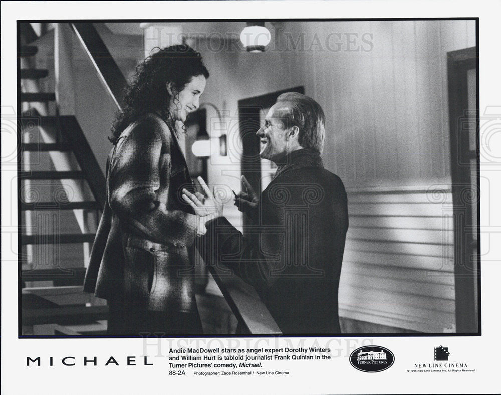 1996 Press Photo Andie MacDowell in &quot;Michael&quot; - Historic Images