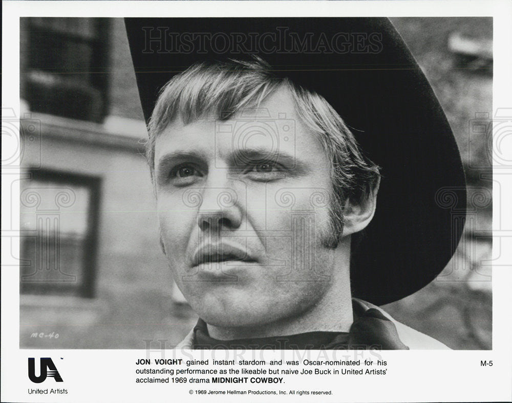 1969 Press Photo Film Midnight Cowboy Jon Voight - Historic Images