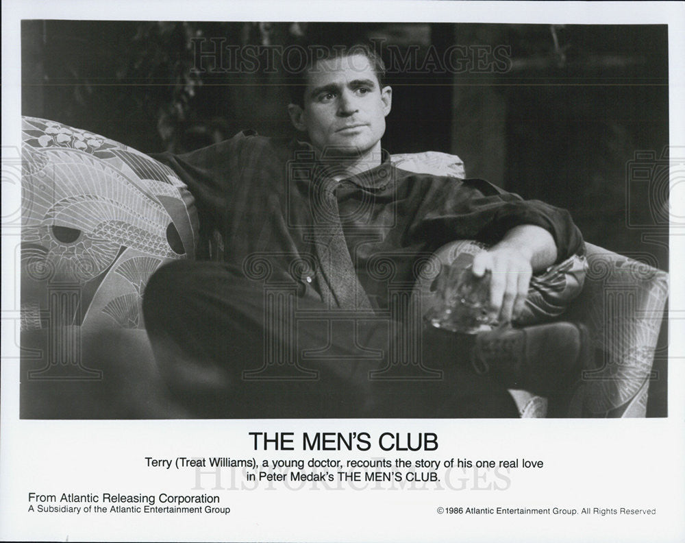 1986 Press Photo &quot;The Men&#39;s Club&quot; Treat Williams - Historic Images