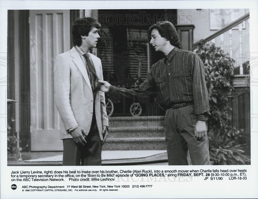 Going Places Jerry Levine, Alan Ruck 1990 vintage promo photo print ...