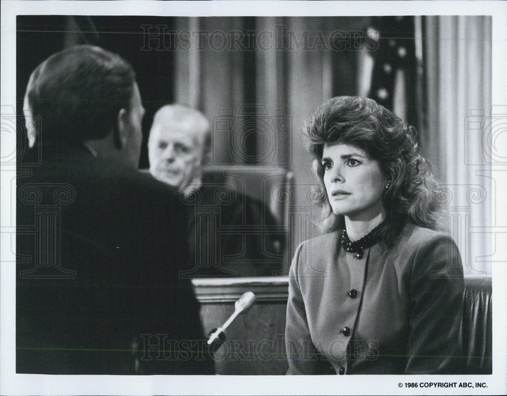 1986 Press Photo Actress Katharine Ross The Colbys - Historic Images