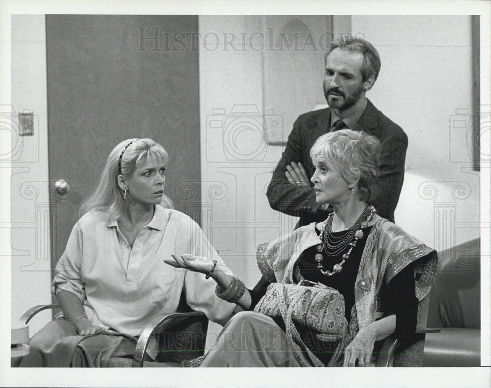 1987 Press Photo &quot;Family Ties&quot; Meredith Baxter Birney, Michael Gross - Historic Images