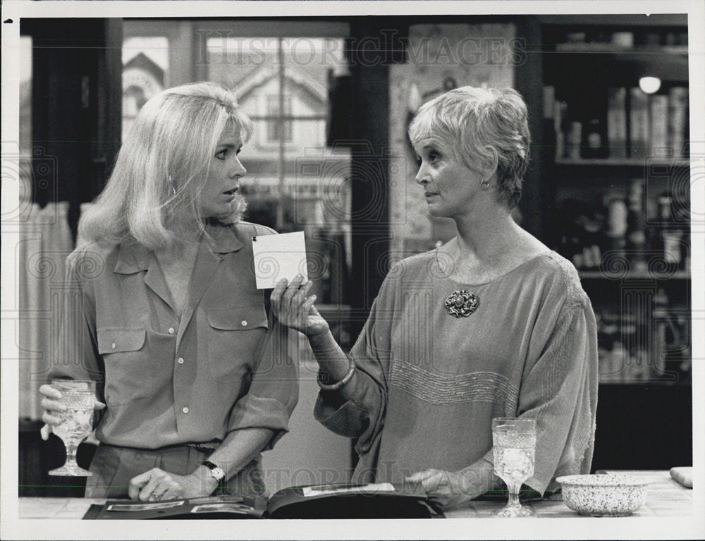 1988 Press Photo Barbara Barrie Actress Meredith Baxter-Birney Family Ties - Historic Images