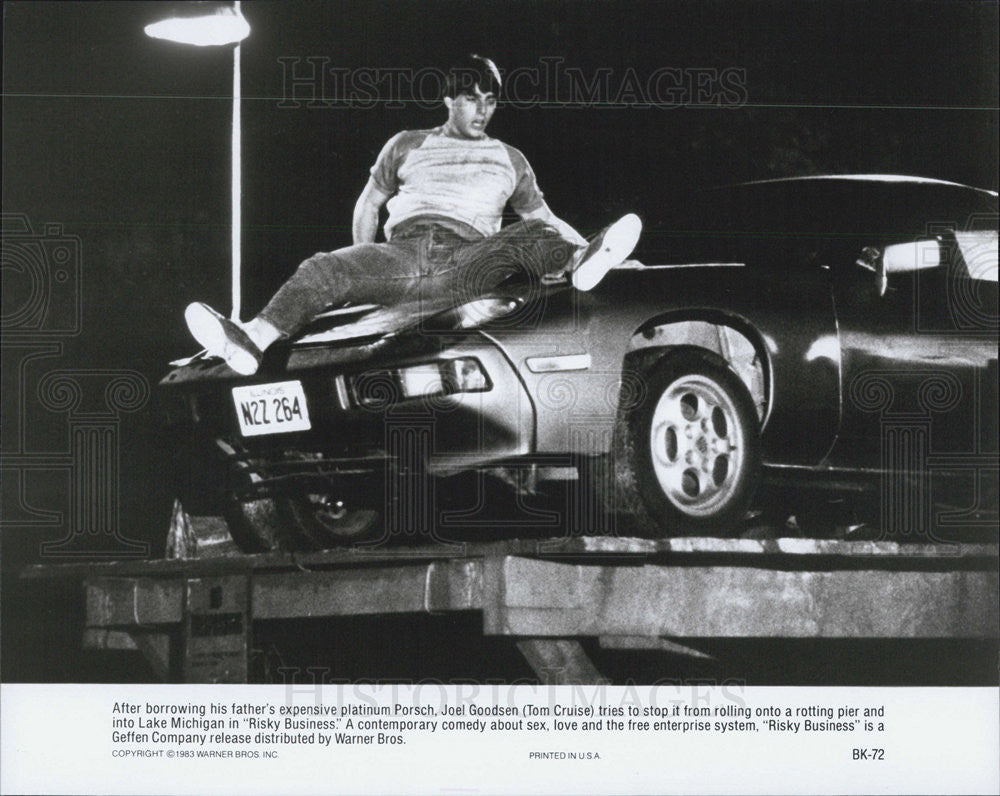 1983 Press Photo Tom Cruise Stars As Joel Goodsen In &quot;Risky Business&quot; - Historic Images