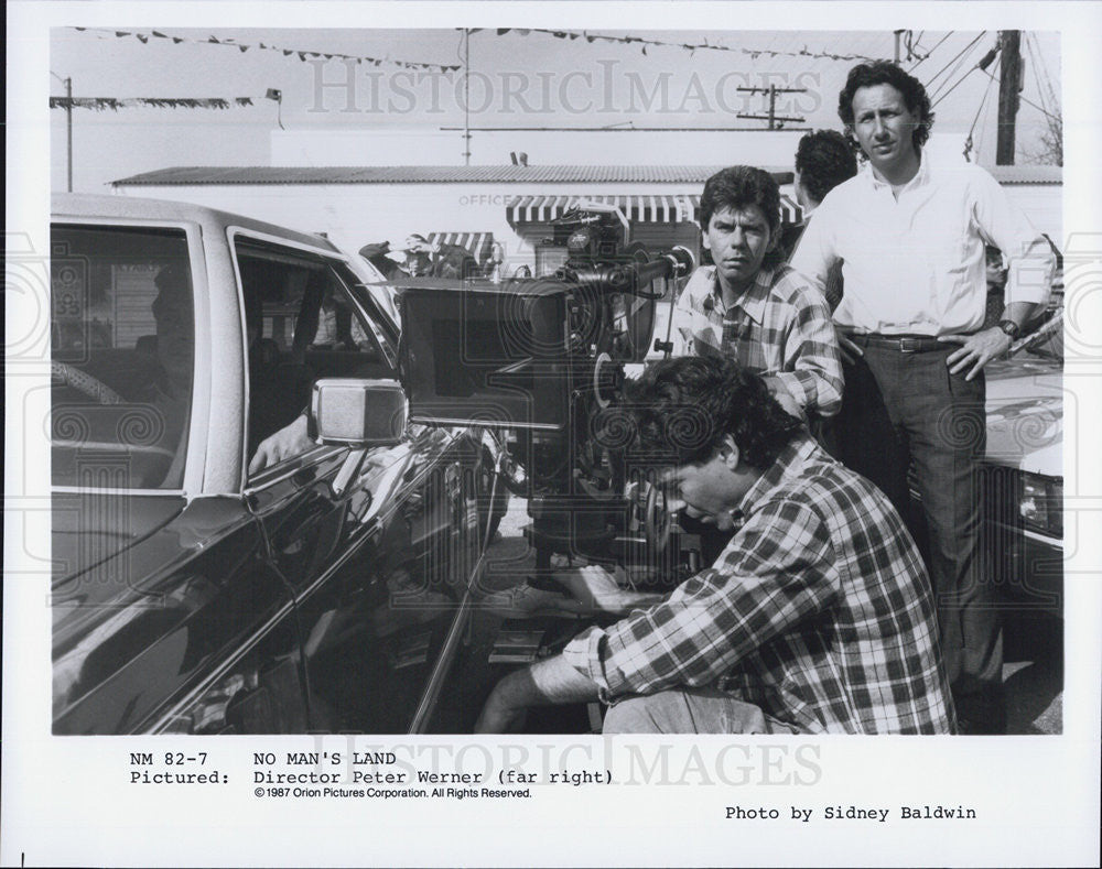 1987 Press Photo Peter Werner Director No Man&#39;s Land Movie Film - Historic Images