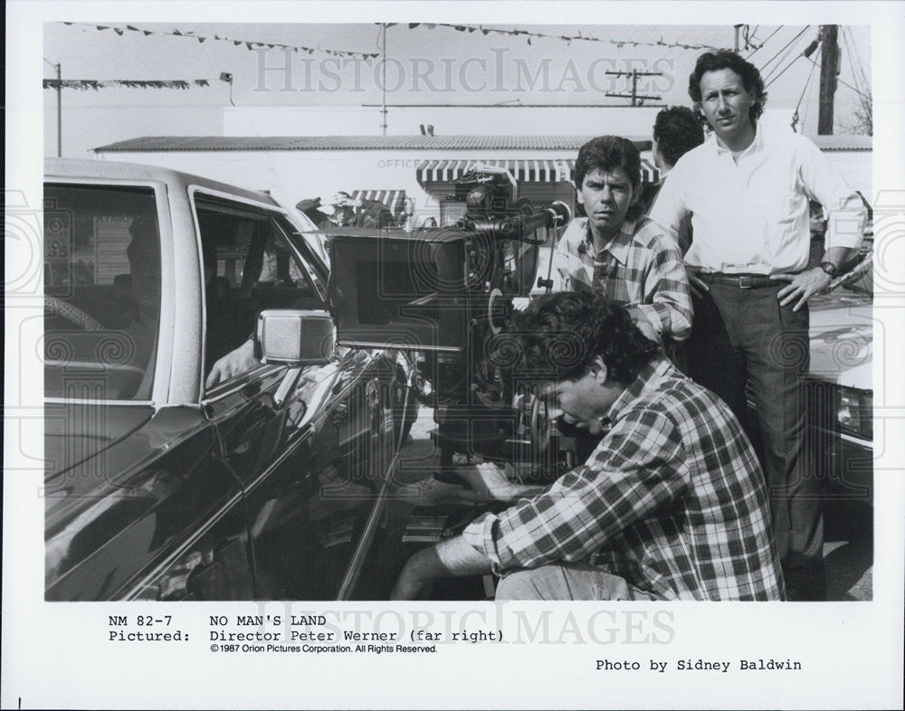 1987 Press Photo Peter Werner Director No Man&#39;s Land Action Thriller Movie - Historic Images