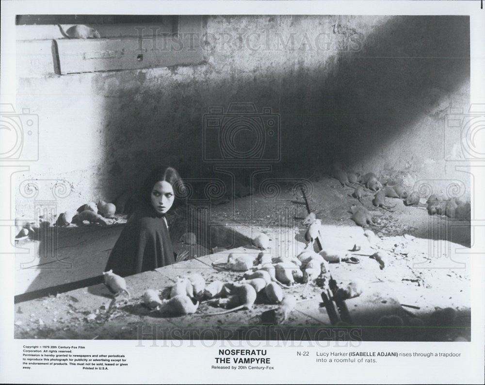 1979 Press Photo Isabelle Adjani Actress Nosferatu Vampyre Movie Film - Historic Images