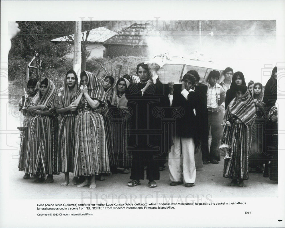 1983 Press Photo Zaide Silvia Gutierrez Alicia Del Lago David Villalpando Actor - Historic Images