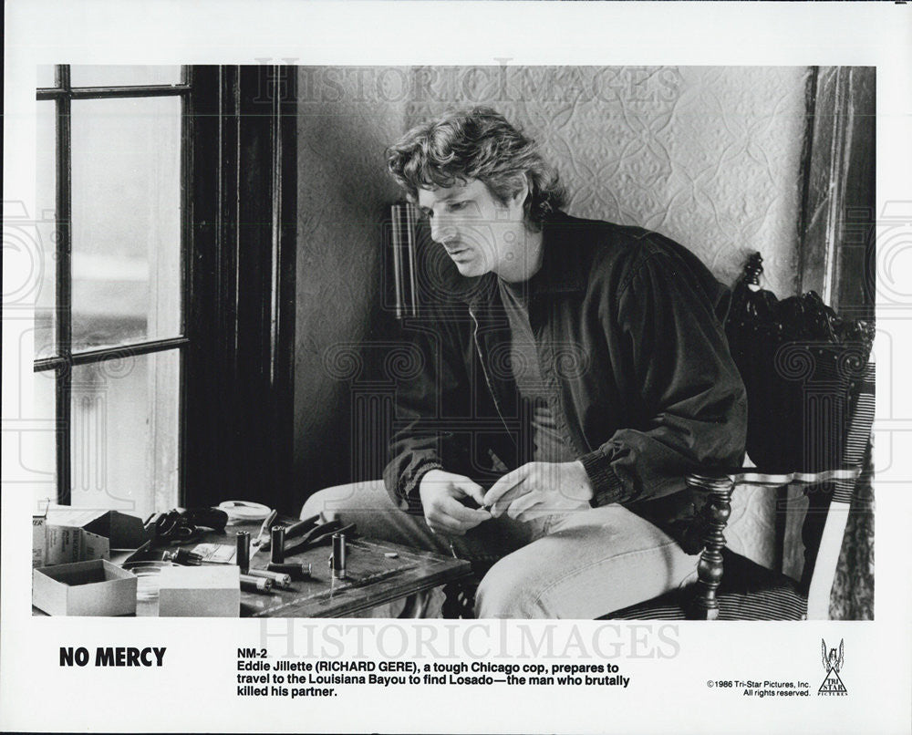 1986 Press Photo Richard Gere stars in &quot;No Mercy&quot; - Historic Images