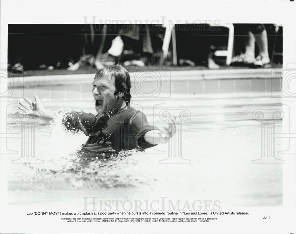 1980 Press Photo of American Actor Donny Most star in &quot;Leo and Loree&quot; movie. - Historic Images