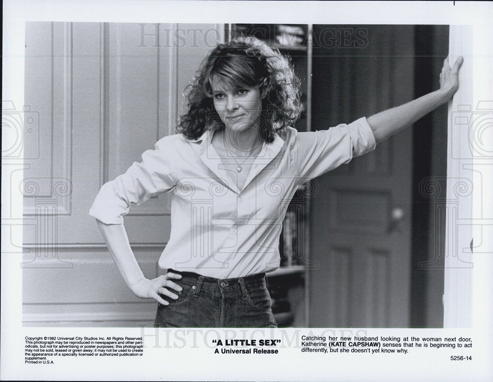 1982 Press Photo Kate Capshaw stars in &quot;A Little Sex&quot; - Historic Images