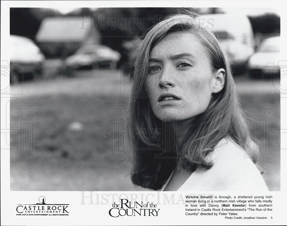 1995 Press Photo Victoria Smurfit stars in &quot;The Run of the Country&quot; - Historic Images