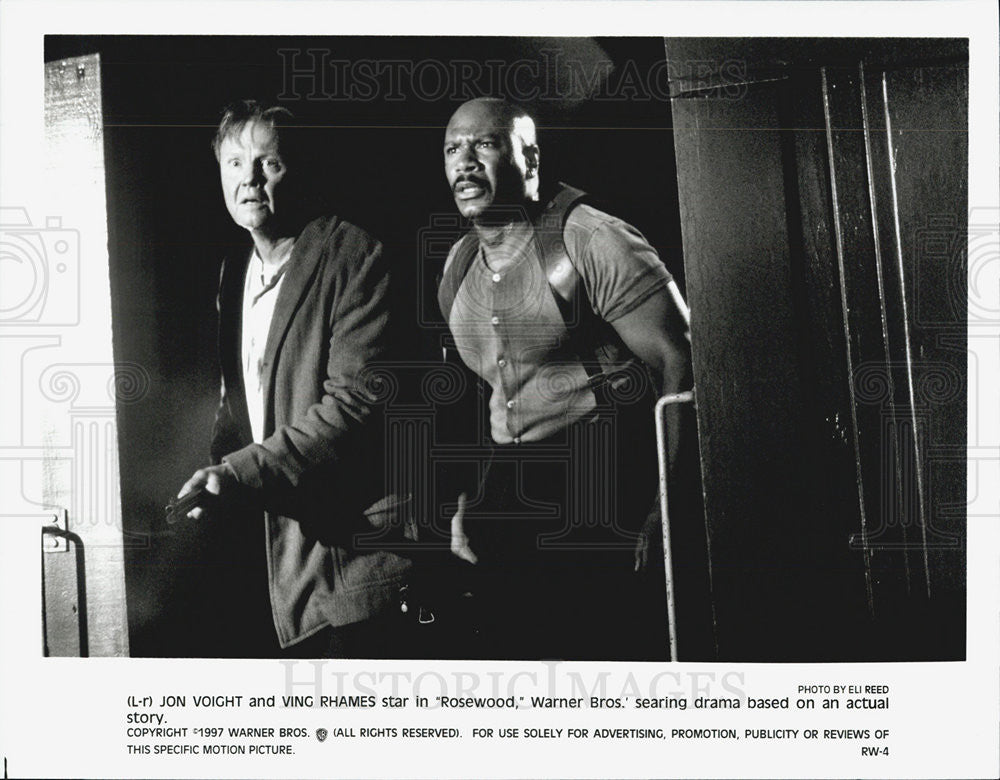 1997 Press Photo Jon Voight and Ving Rhames star in &quot;Rosewood&quot; - Historic Images