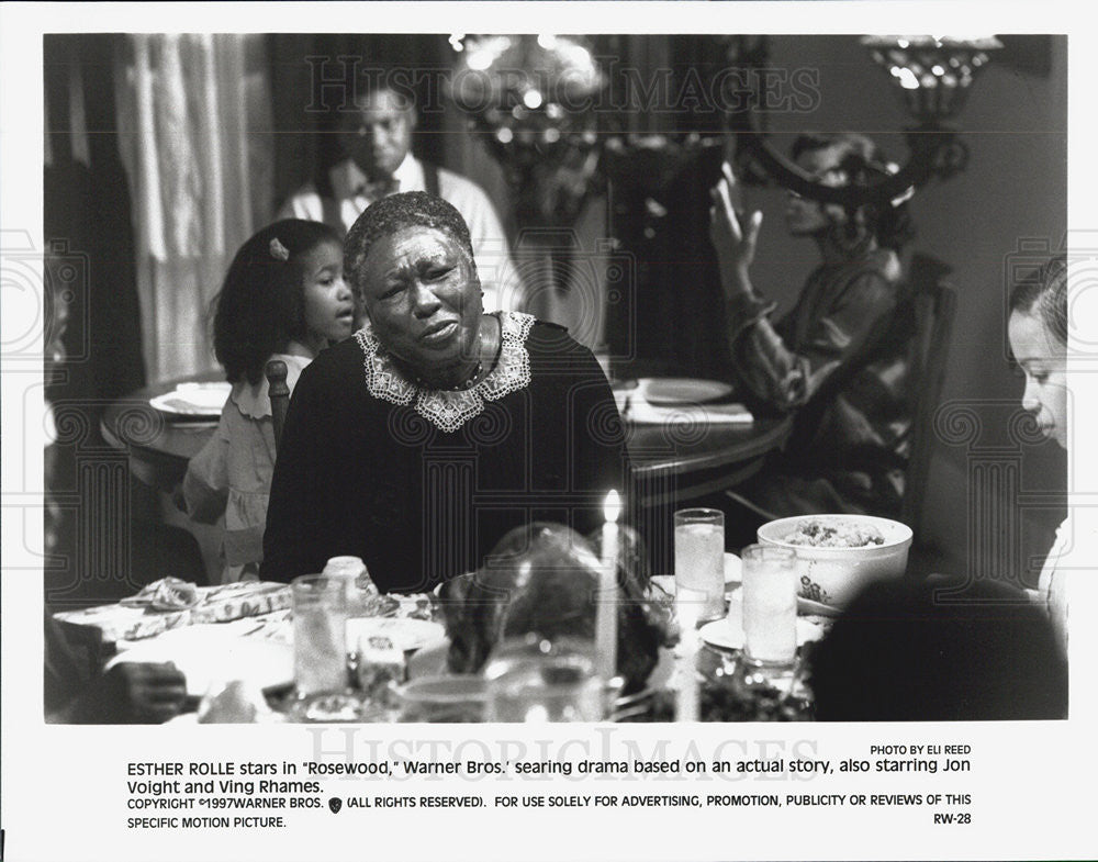 1997 Press Photo Ester Rolle stars in &quot;Rosewood&quot; - Historic Images