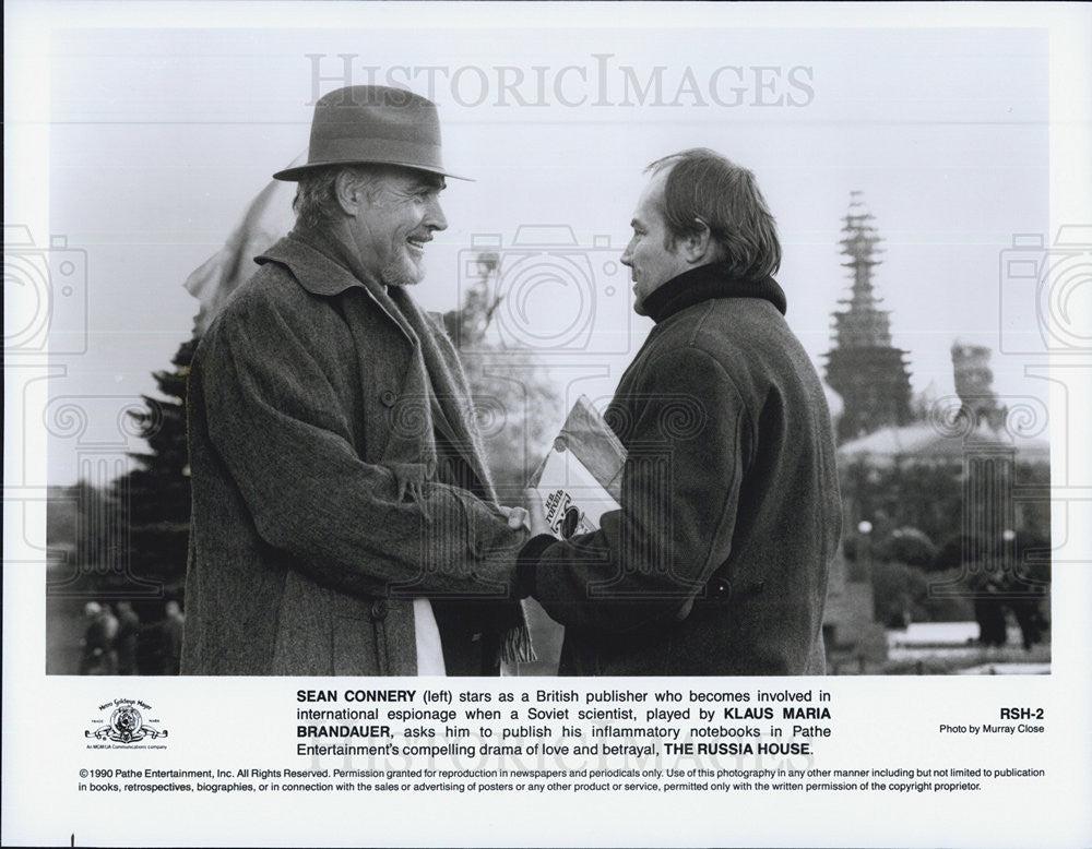 1990 Press Photo  Sean Connery r in &quot;The Russia House&quot; - Historic Images