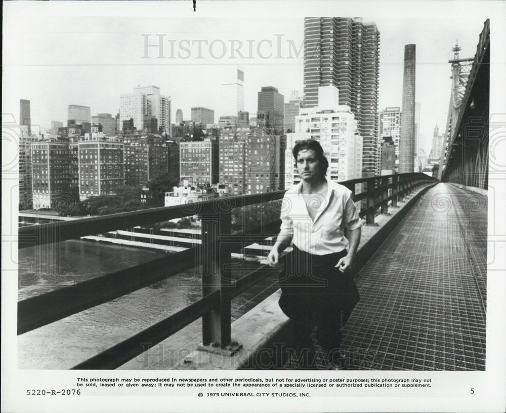 1979 Press Photo Michael Douglas as Michael Andropolis in &quot;Running&quot; - Historic Images