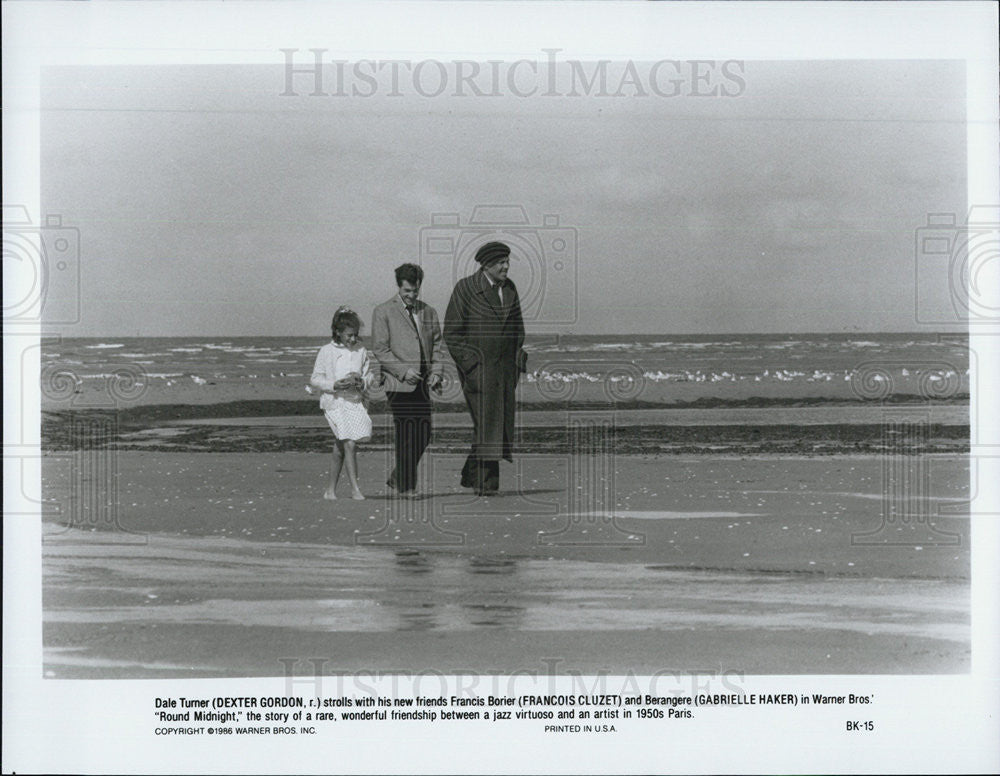 1986 Press Photo Dexter Gordon &quot;Round Midnight&quot; - Historic Images