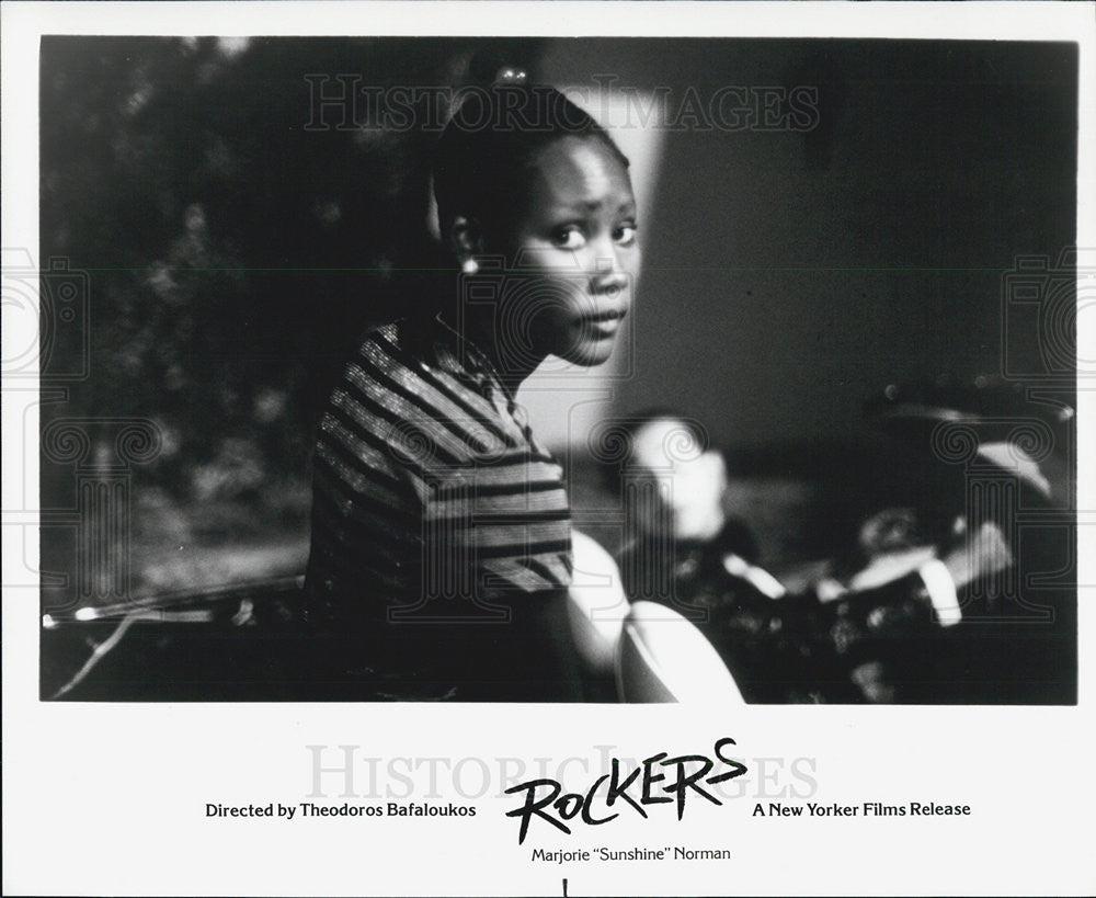 Press Photo Marjorie Norman stars in &quot;Rockers&quot; - Historic Images