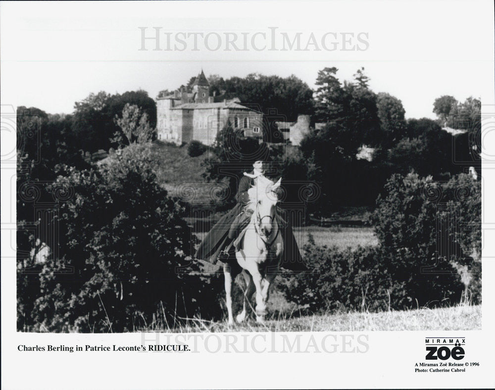 1996 Press Photo Charles Berling in &quot;Ridicule&quot; - Historic Images