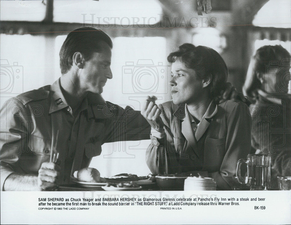 Kim Stanley and Sam Shepard in The Right Stuff 1983 vintage promo