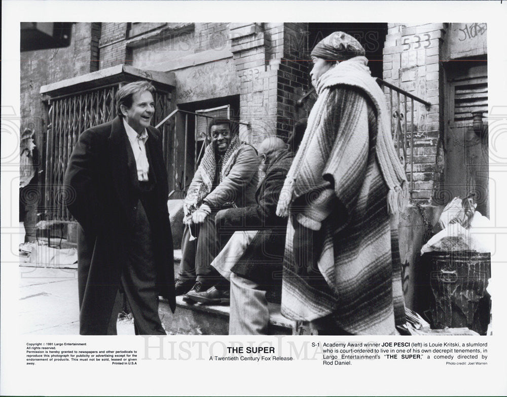 1991 Press Photo Joe Pesci in &quot;The Super&quot; - Historic Images