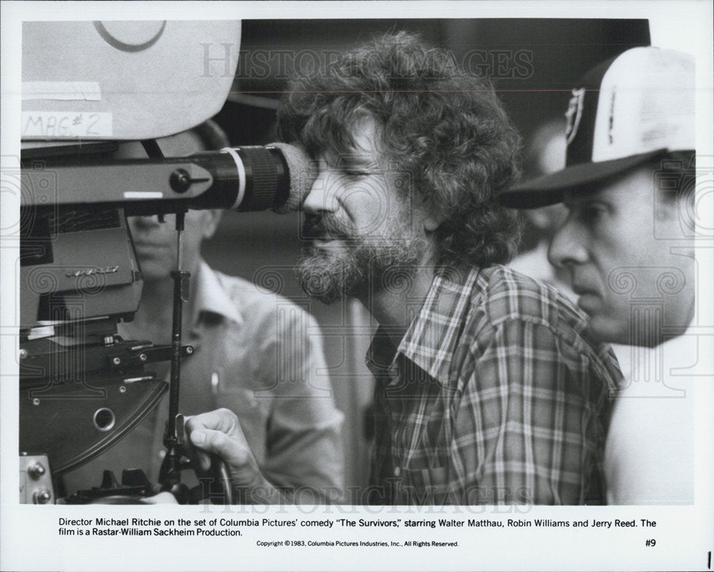 1983 Press Photo Director Michael Ritchie of &quot;The Survivors&quot; - Historic Images