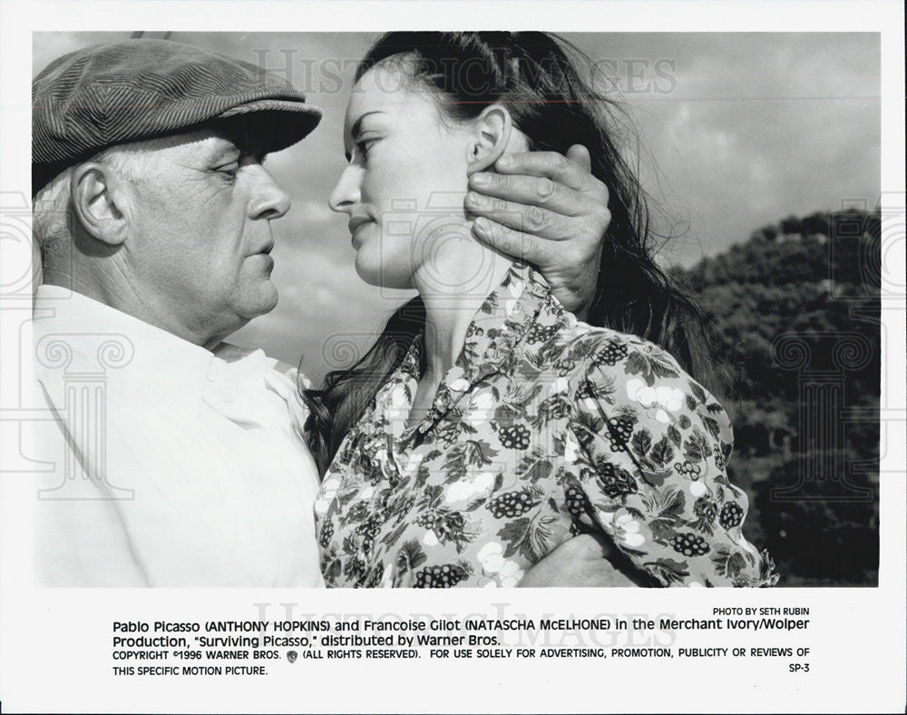 1996 Press Photo Anthony Hopkins in &quot;Surviving Picasso&quot; - Historic Images