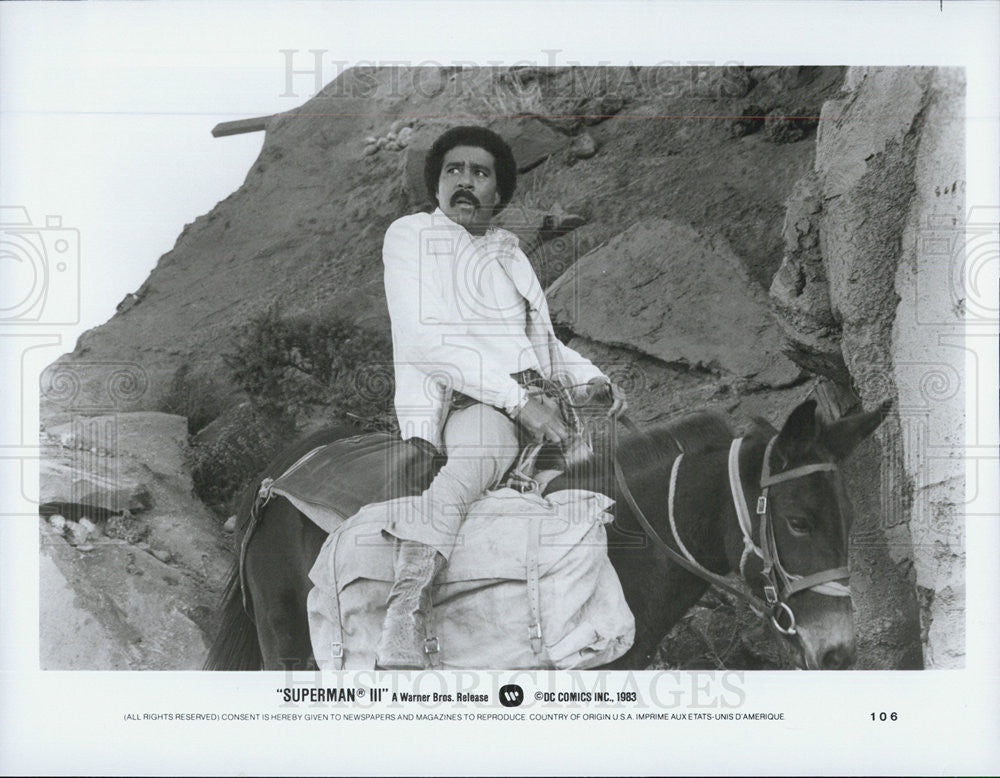 1983 Press Photo Superman III Warner Bros. Richard Pryor - Historic Images