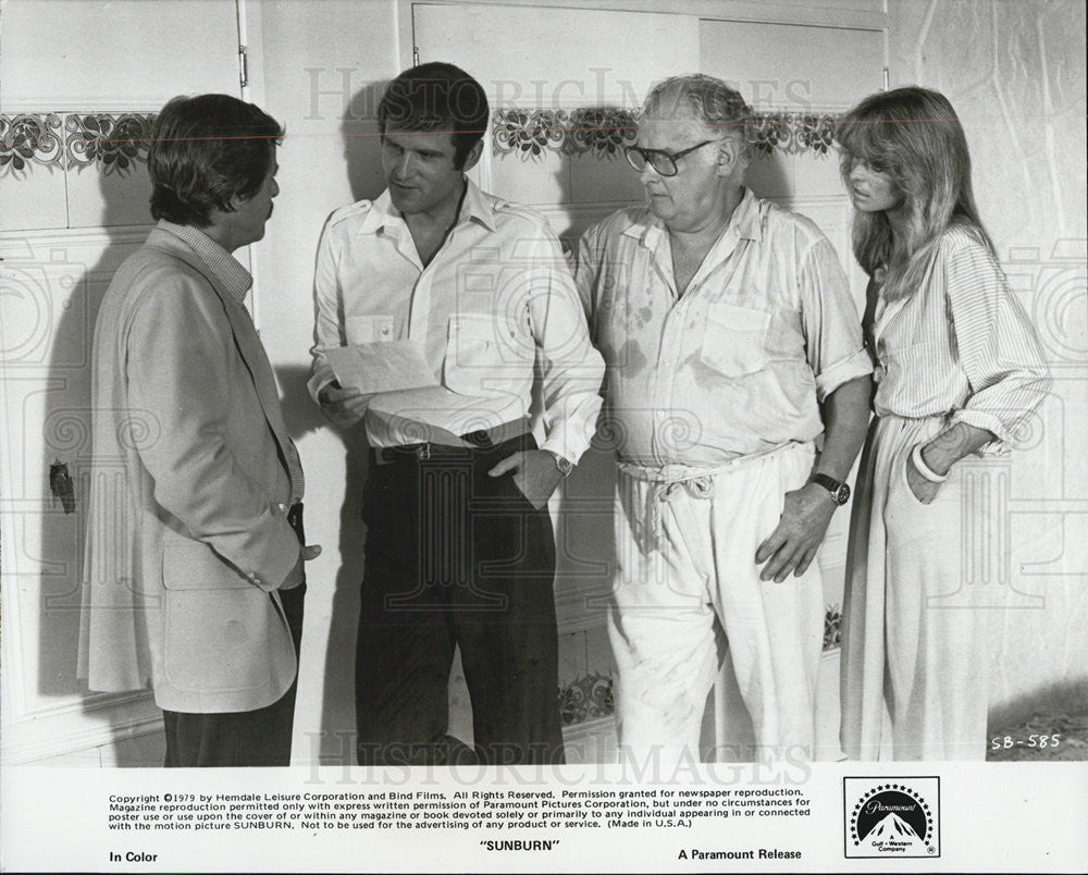 1979 Press Photo Paramount Film Sunburn - Historic Images