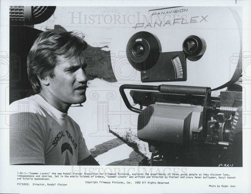 1982 Press Photo Director Randal Kleiser Summer Lovers Filmways Pictures