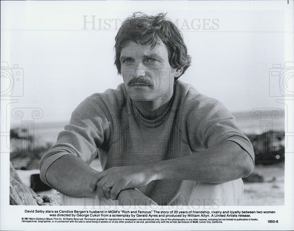 1981 Press Photo David Selby in &quot;Rich &amp; Famous&quot; - Historic Images