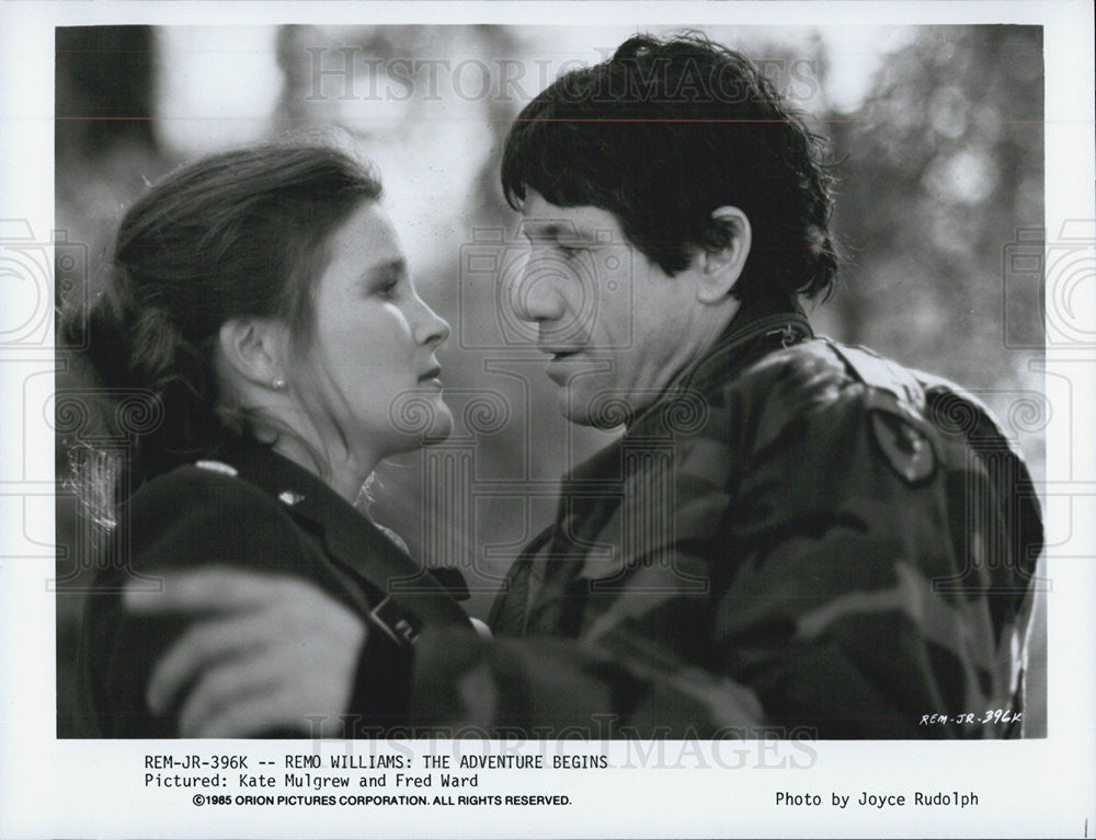 1985 Press Photo &quot;The Adventure Begins&quot; &quot;Kate Mulgrew and Fred Ward&quot; - Historic Images