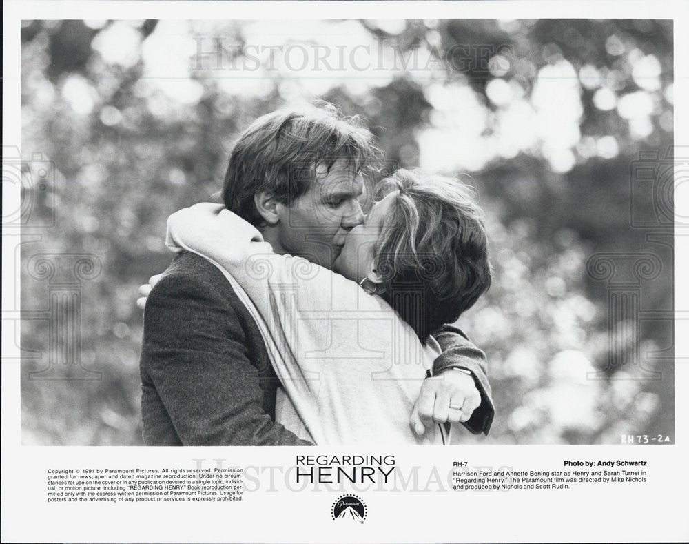 1991 Press Photo &quot;Regarding Henry&quot; - Historic Images