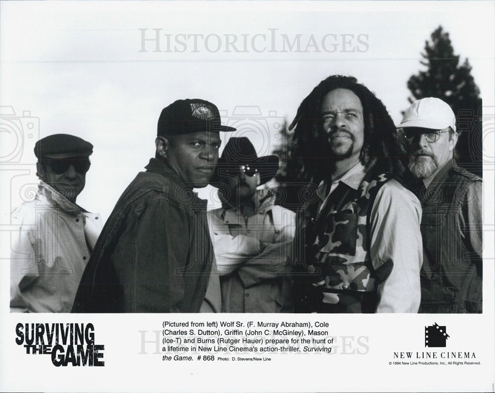 1994 Press Photo &quot;Surviving the Game&quot;F Murray Abraham,Charles S Dutton - Historic Images