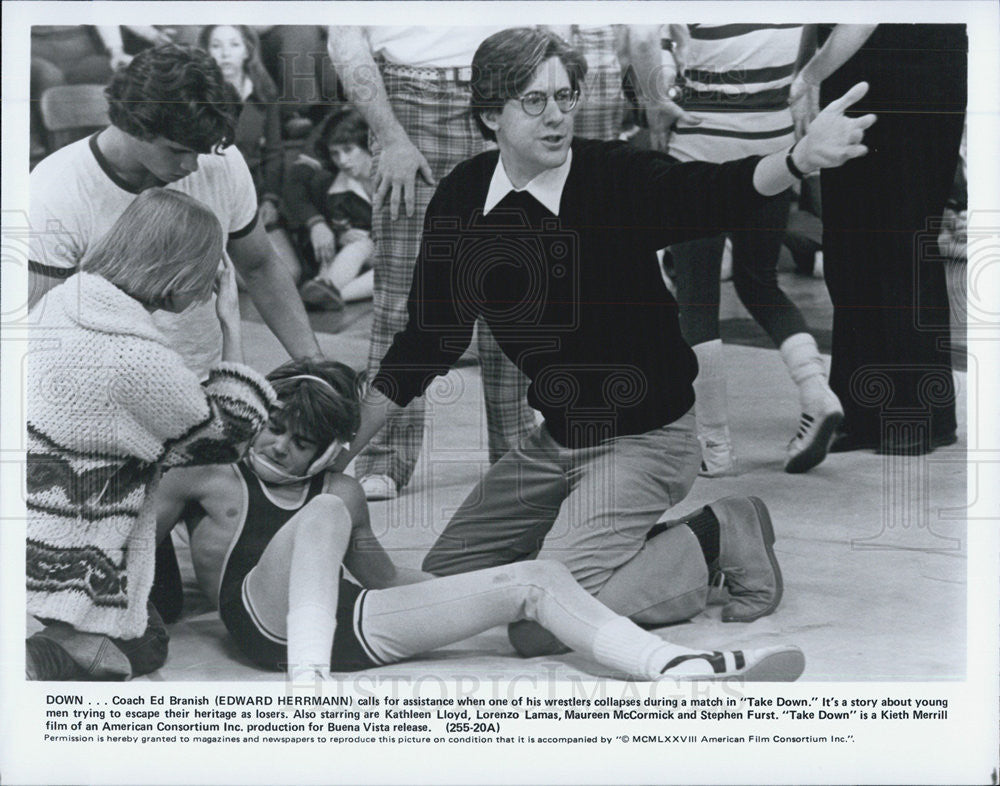 1979 Press Photo Scene With Actor Edward Herrmann Starring In &quot;Take Down&quot; - Historic Images