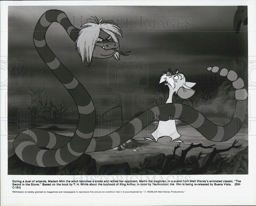 Press Photo Scene The Sword In The Stone Animation - Historic Images