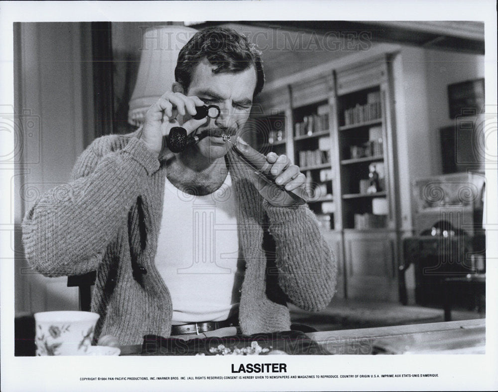 1984 Press Photo Tom Selleck in &quot;Lassiter&quot; - Historic Images