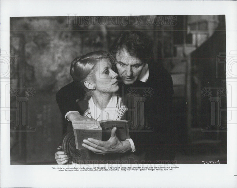 1980 Press Photo Actors Catherine Deneuve and GÃƒÆ’Ã†â€™Ãƒâ€šÃ‚Â©rard Depardieu, &quot;The Last Metro&quot; - Historic Images