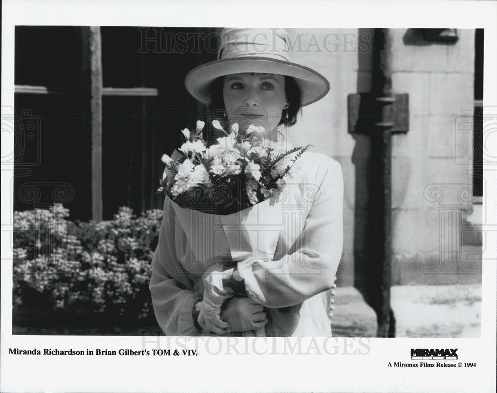 1994 Press Photo of Miranda Richardson, English Actress star in &quot;Tom &amp; Viv&quot;. - Historic Images