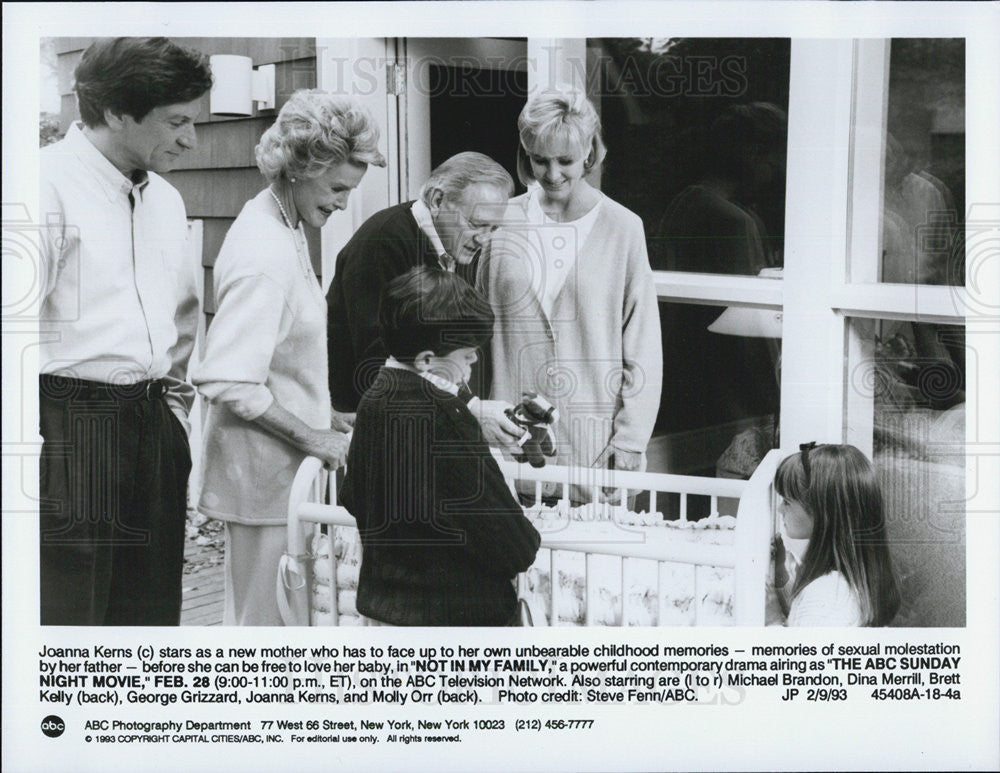 1993 Press Photo Joanna Kerns stars in &quot;Not in my Family&quot; - Historic Images