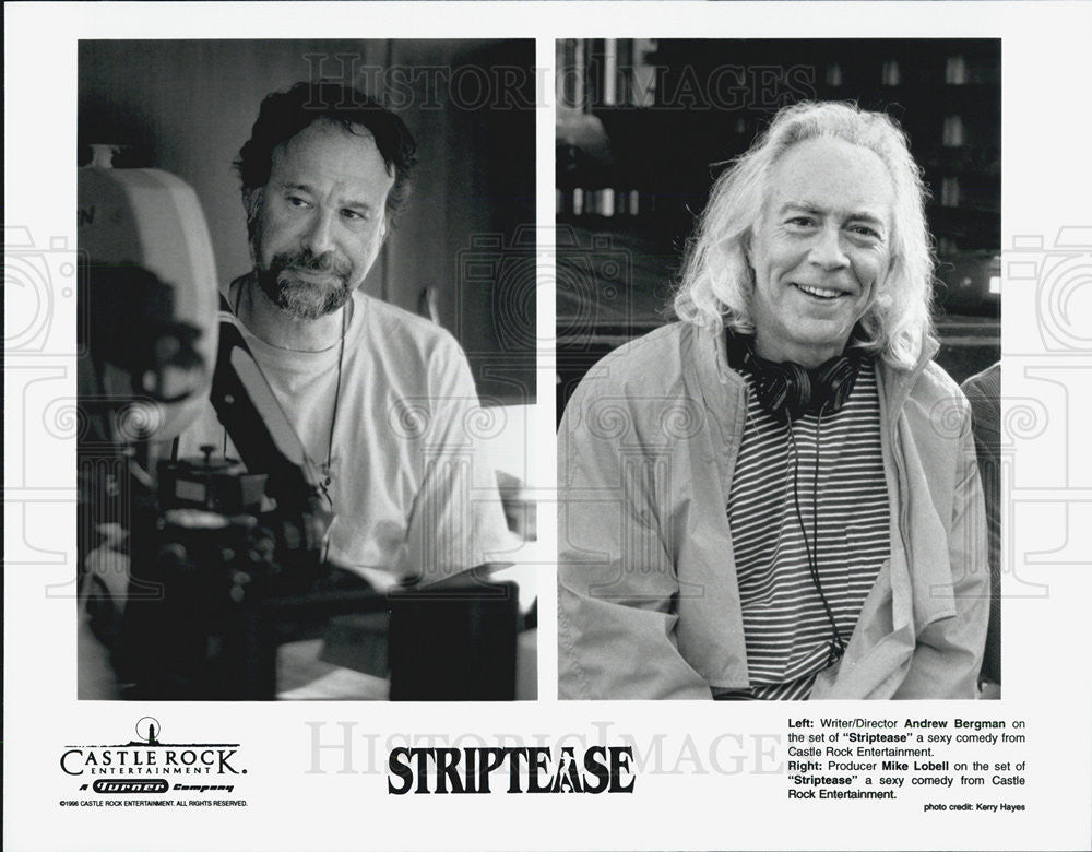 1996 Press Photo Writer/director Andrew Bergman &amp; producer Mike Lobell - Historic Images