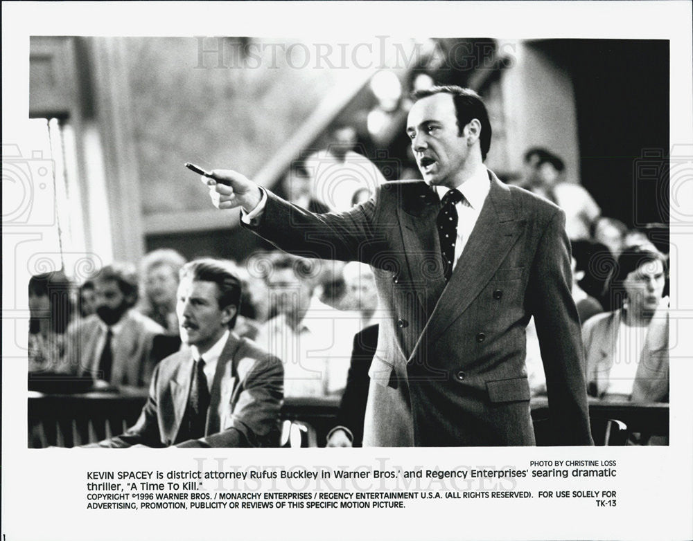 1996 Press Photo &quot;A Time to Kill&quot;  &quot;Kevin Spacey&quot; - Historic Images