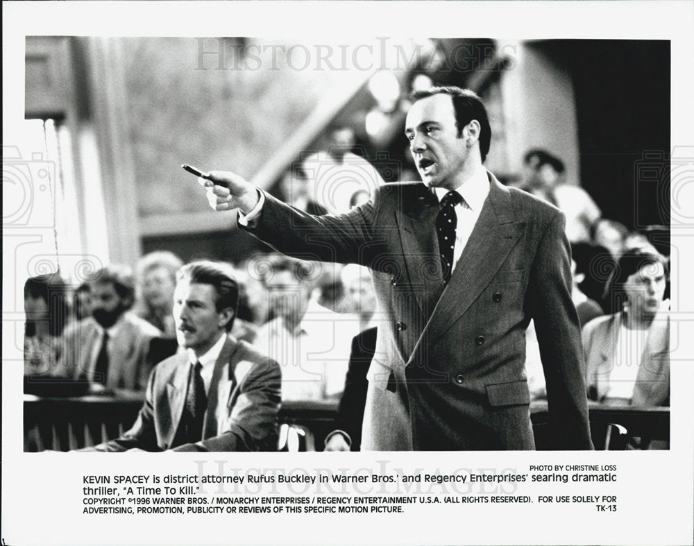 1996 Press Photo &quot;A Time to Kill&quot; &quot;Kevin Spacey&quot; - Historic Images